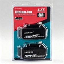 2 Pack 8000mAh 18V Genuine Battery For Makita Lithium-Ion BL1850 BL1860B NEW