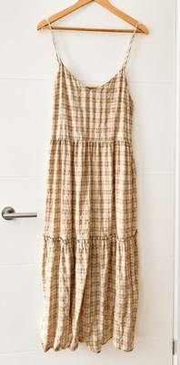 Luftiges Sommerkleid Damen Größe 40 Hallhuber Vichy-Karo NEU
