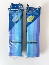2 Pack Wellington Lawn Chair Webbing Kit 80  X 3" Striped Blue NOS Vintage