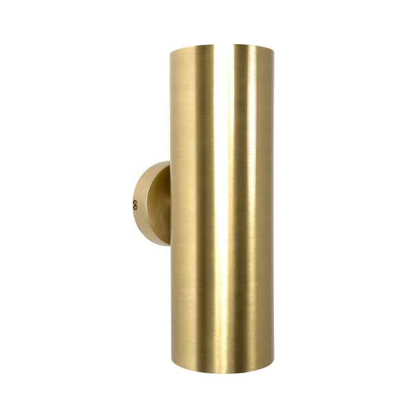 Wandlampe Messing E27 H: 27 Cm Up Down 2-Flammig In Bronze Wandleuchte Innen-image