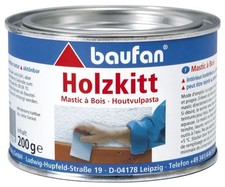 Baufan Holzkitt 200 g, natur Holzspachtel Holzspachtelmasse