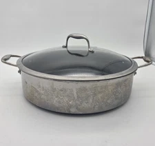 HexClad Hybrid Nonstick Sauté Pan  w/ Lid Chicken Fryer Roaster 7-Quart 13 Inch