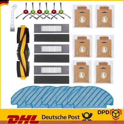 Für Ecovacs Deebot T8 N8+ N8 Pro+ T9+ Filter Bürsten Staubsaugerbeutel Wischpads