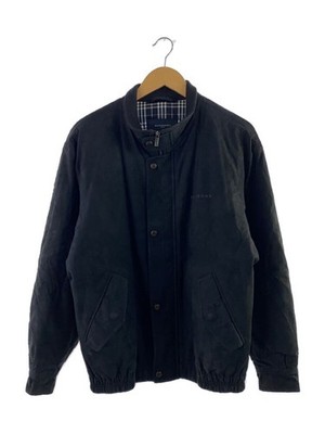 BURBERRY GOLF Jacket L Leather BLK Solid | eBay