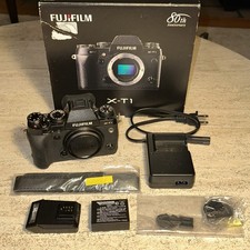 Fujifilm X-T1 Mirrorless Digital Camera Body w/Box - 16.3MP - US Seller