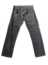 Vintage Levis Strauss 501 Jeans Straight Leg Button Fly Black Men  s SZ 30x29 GUC