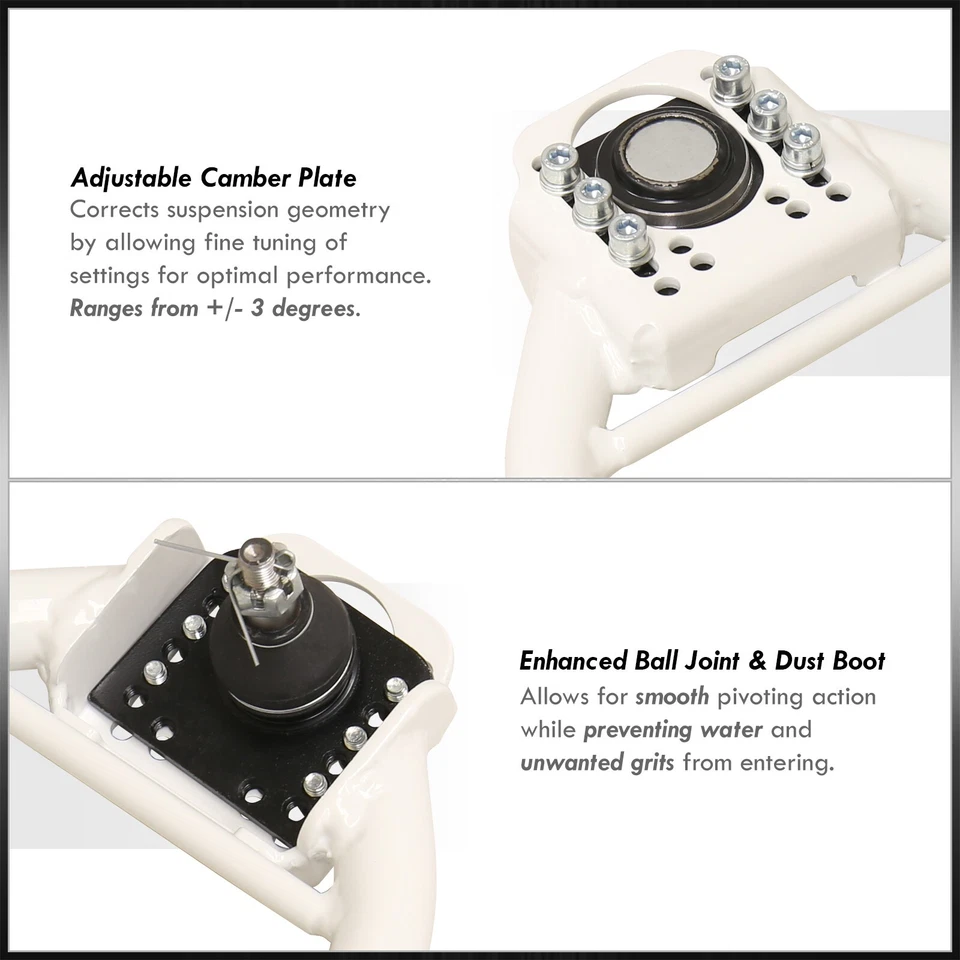 Front Upper Suspension Camber Control Arm Kit WH/GD For 1994-2001 Acura Integra - Изображение 4 из 4