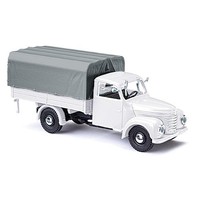 Busch 60280 - Bausatz 1/87 - Barkas Framo V901/2 - Pritsche / Plane - Weiß