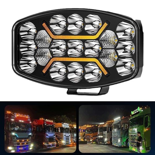 10 inch Led Fog Driving Lights Spotlight Truck 24V Trailer Spot Light Headlamp - Picture 3 of 15
