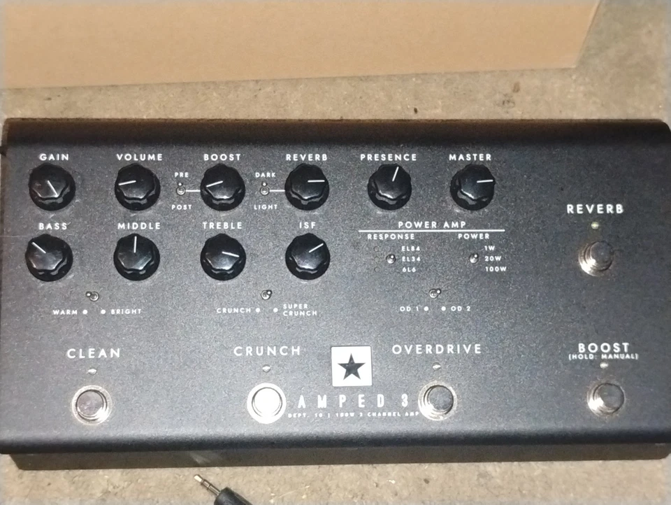 Cabezal amplificador pedal amplificador multicanal Blackstar AMPED 3 100W Foto 2 de 4