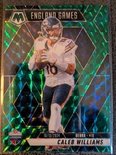 2025 Panini-Mosaic Football Caleb Williams England Games Green Mosaic Prizm #253