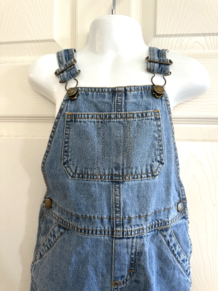 Fisher Price 蓝色牛仔连体裤男女通用男孩女孩尺寸 4T — 第 3/4 张图片