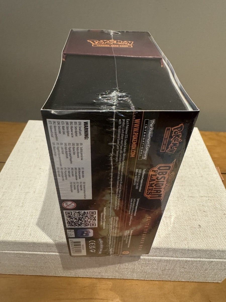 pokemon cards obsidian flames elite trainer box Pokémon TCG Scarlet & Violet—Obsidian Flames Elite Trainer Box NEW/SEALED
