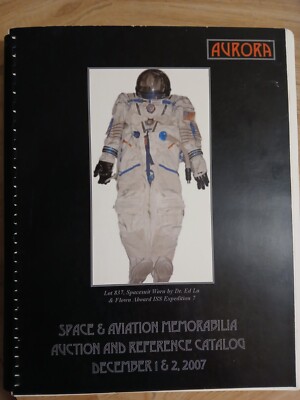 A catalog of Aurora auction NASA Mercury Gemini Apollo Shuttle Russian programs