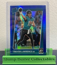 2021 Donruss Optic Trevor Lawrence Blue Hyper