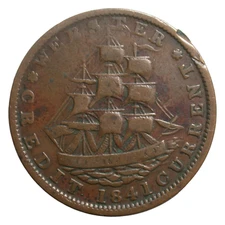 Webster Credit 1841 Current Hard Times Token