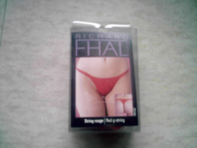 String NEU rot Blumen französische Herstellung Richard Fhal Paris Frankreich 36 38