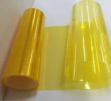 12 X 36 Jdm Yellow Headlight Taillight Fog Light Pvc Tint Overlay Vinyl Film