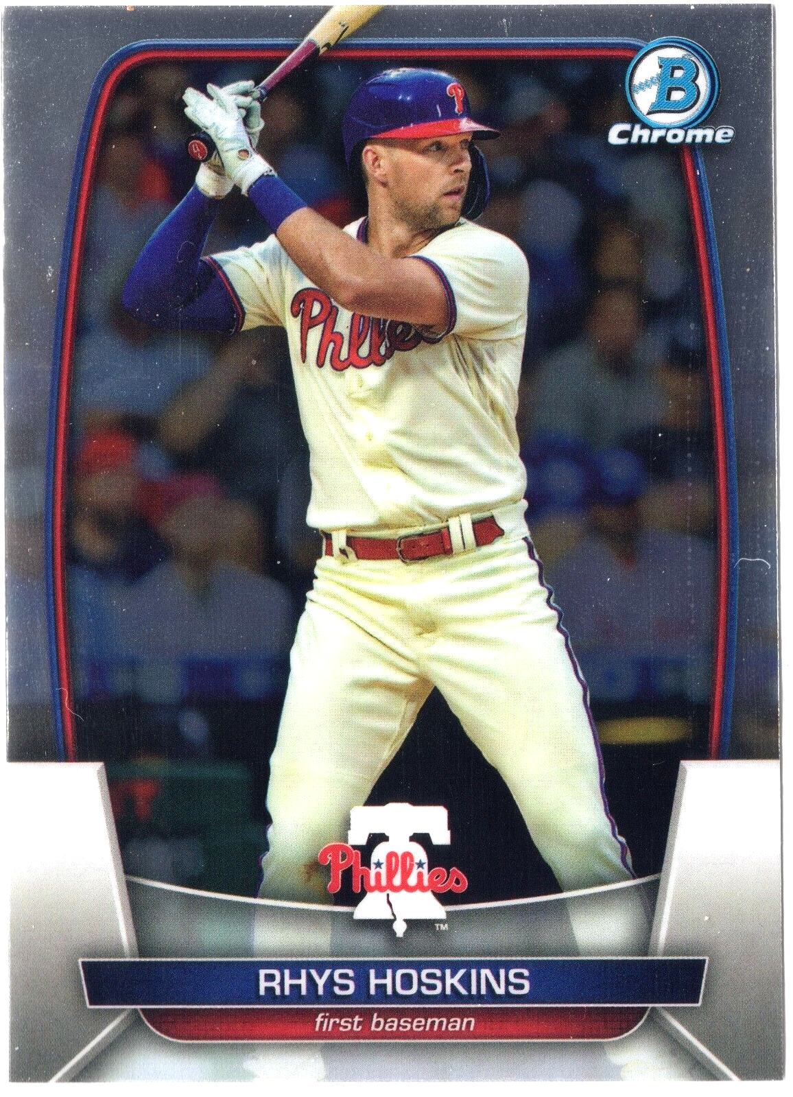 2023 BOWMAN CHROME RHYS HOSKINS#55 PHILADELPHIA PHILLIES