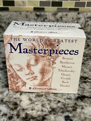 The Worlds Greatest Masterpieces, 8 CDs (Strauss, Beethoven