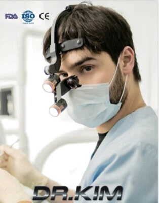 Dr. Kim DKH-50 LED Surgical Headlight (H. Light + 2Bat + 1.5x Loupe + T. Bag)