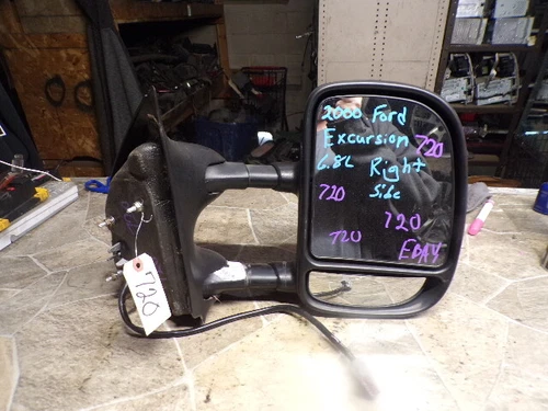🥇 2000-2001 FORD EXCURSION RIGHT PASSENGER DOOR MIRROR PWR DUAL ARMS TELESCOPIC