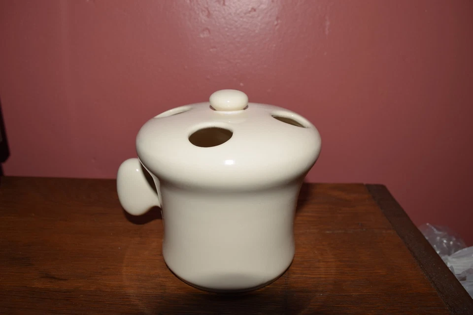 SOPORTE CEPILLO DE DIENTES PORCELANA CERÁMICA ~ HOGAR RUBIO Foto 2 de 4