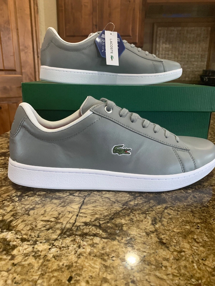 Lacoste Hydez 119 1 P Sma Lth Grey White Size 11 eBay