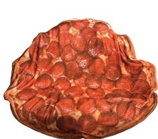 Pepperoni Pizza Novelty Throw Blanket 60 Round Super Soft Thin