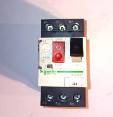 Schneider Electric GV2ME07 Manual Motor Circuit Breaker 1.6-2.5 A