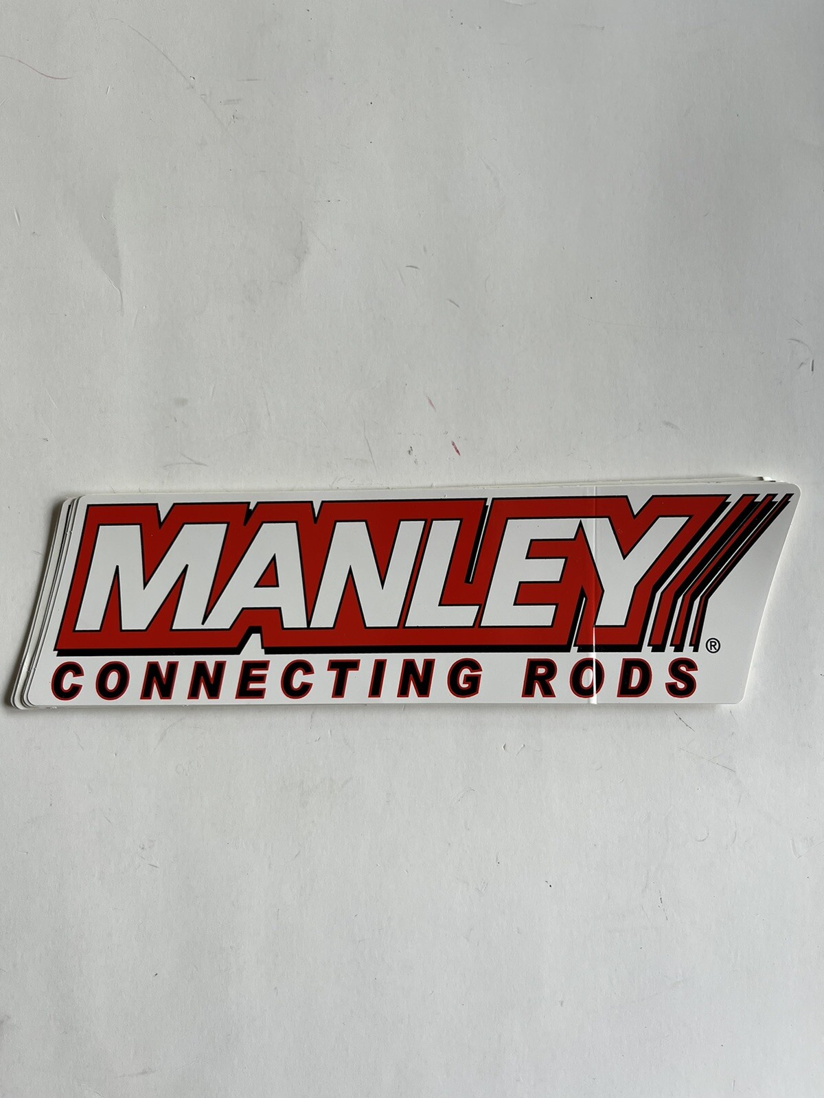 Manley Rods Sticker Original Vintage NOS Manley Connecting Rods Sticker ~3x10.5” (6U) | eBay