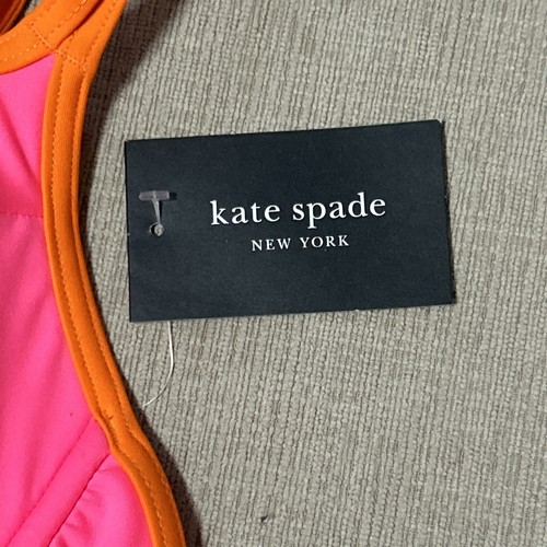 NWT! Kate Spade Large Radiant Pink & Orange Bikini Bathing Suit 2024 MSRP $148 - Picture 3 of 8