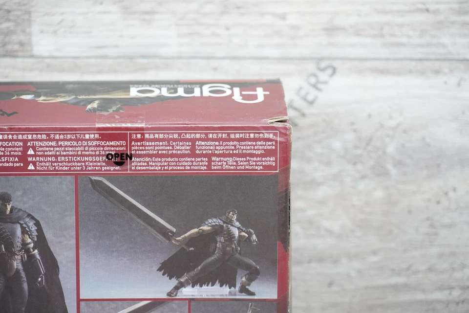 Figura de acción Max FactoryBerserk figma Guts: Black Swordsman *Nuevo* Foto 4 de 4