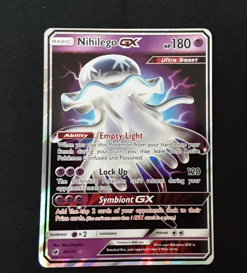 Nihilego GX - Crimson Invasion Pokémon card 49/111