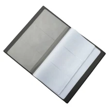 1PC Business Card Book Holder Organizer，Business Card Booklet，120 Cards Capacity
