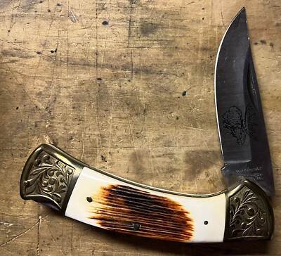 Parker-Imai Japan KF-115 Moose Lockback Knife -Wildlife Series | eBay