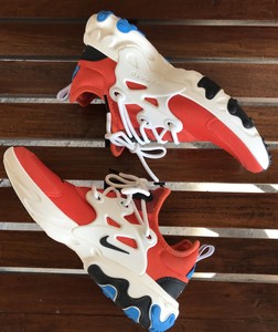 nike react presto black orange