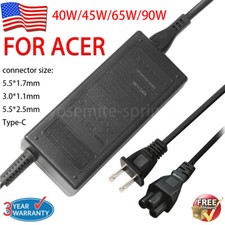 For Acer ChromeBook Aspire E11 E3 E14 E5 E15 ES1 V3 V5 V7 V15 AC Adapter Charger