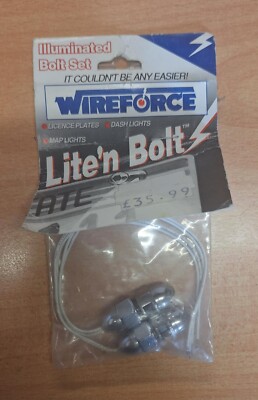 Wireforce Lite'n Bolt Nummernschild Armaturenbrett und Kartenbeleuchtung 12V Edelstahl BC43472