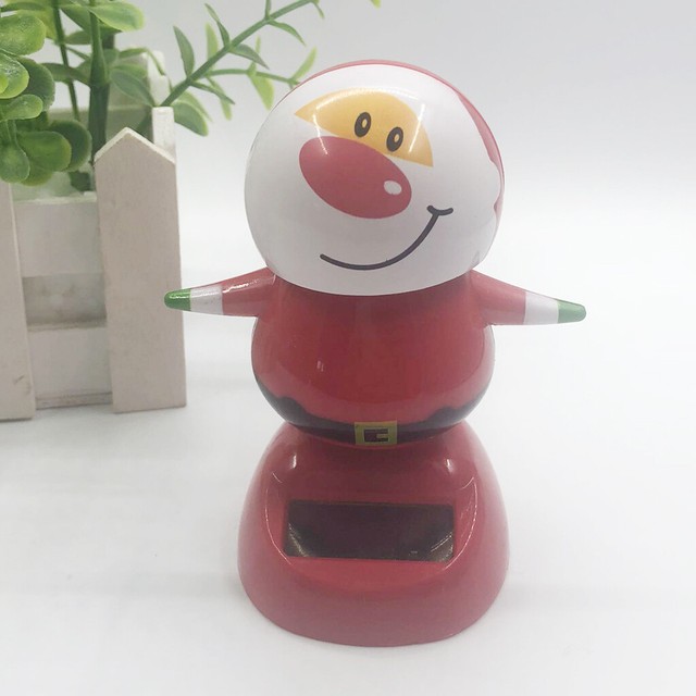solar powered dancing christmas figures