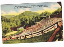 MOUNTAINSIDE THEATRE---CHEROKEE NORTH CAROLINA----POSTCARD