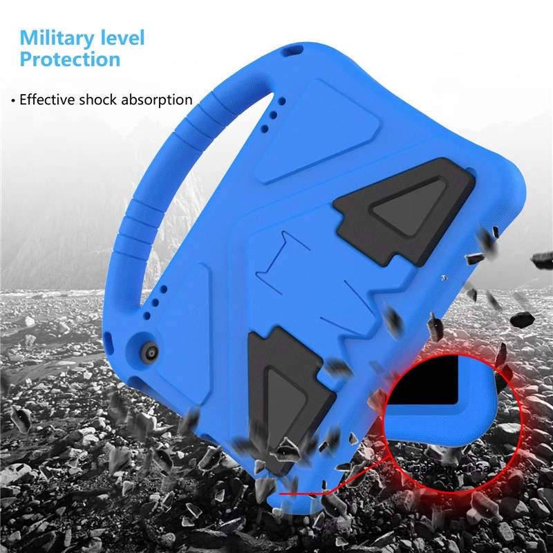 For Amazon Kindle Fire HD8 12th Gen 2022 8" EVA Foam Shockproof Kids Handle Case - Image 3 of 4