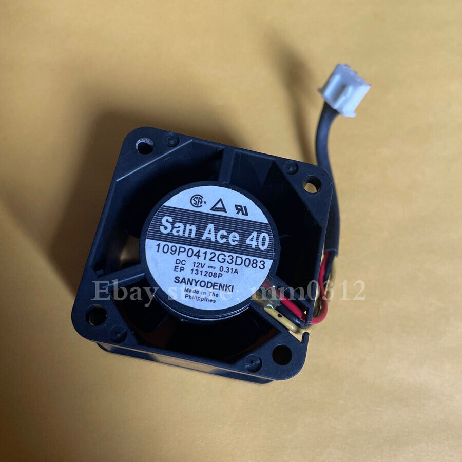 SANYO 109P0412G3D083 4028 12V 0.31A 40mm cooling fan 3pin | eBay