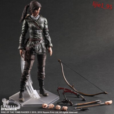 Play Arts Kai Rise of The Tomb Raider Lara Croft PVC-Actionfigur Neu