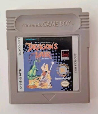 DRAGON'S LAIR The Legend GameBoy Original Nintendo Authentic