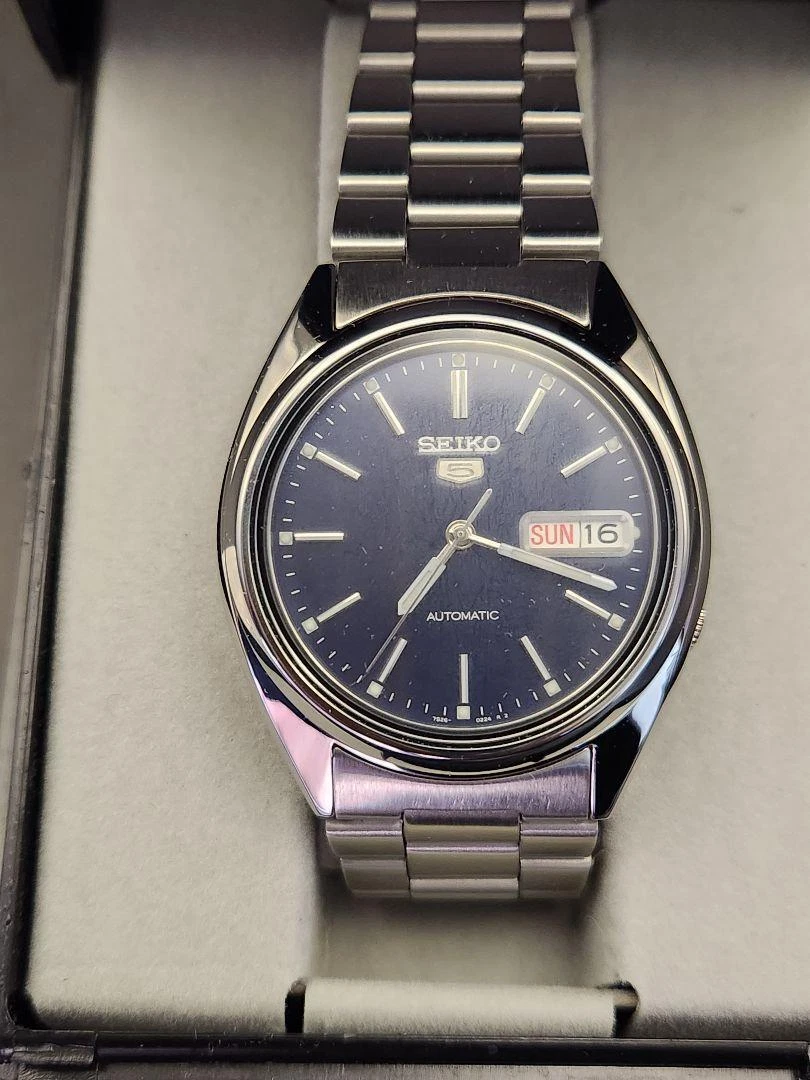 Seiko Seiko 5 SNXF01K Cal.7S26 Stainless Steel Day Date Automatic