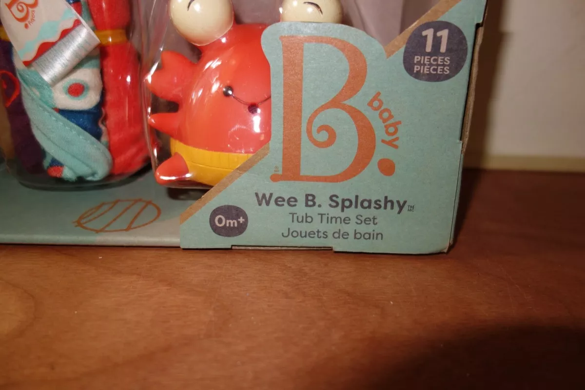 B Baby Wee B. Splashy Baby Toy Tub Time Playset 0 Months 11