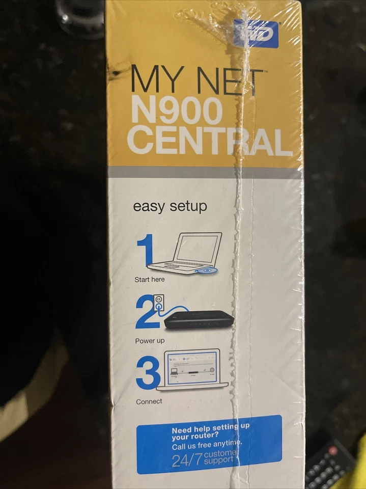 NEW WD My Net N900Central 450 Mbps 1TB Storage 4-Port GigabitWireless N Router - Image 3 of 4