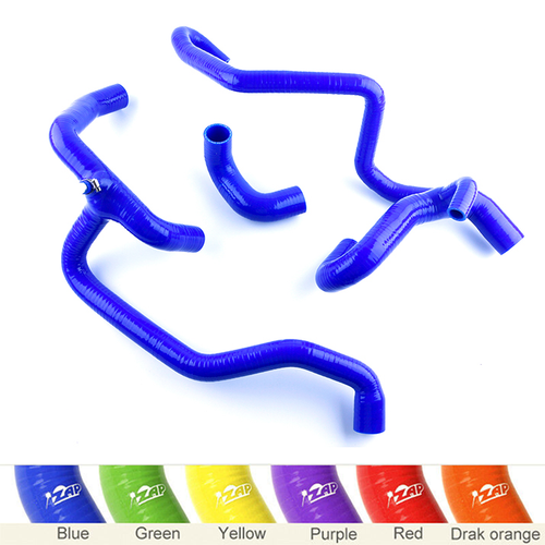 Blue For Land Rover Discovery 2 4.0L V8 1998-2004 Silicone Radiator Hoses Kit - Afbeelding 1 van 13