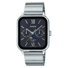 Casio Analog MTP-M305D-1A2V Moonphase Quartz Men's Watch Stainless Steel